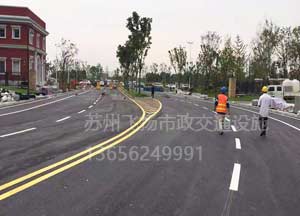 蘇州小區(qū)道路地面劃線價格_蘇州小區(qū)劃線多少錢一米？